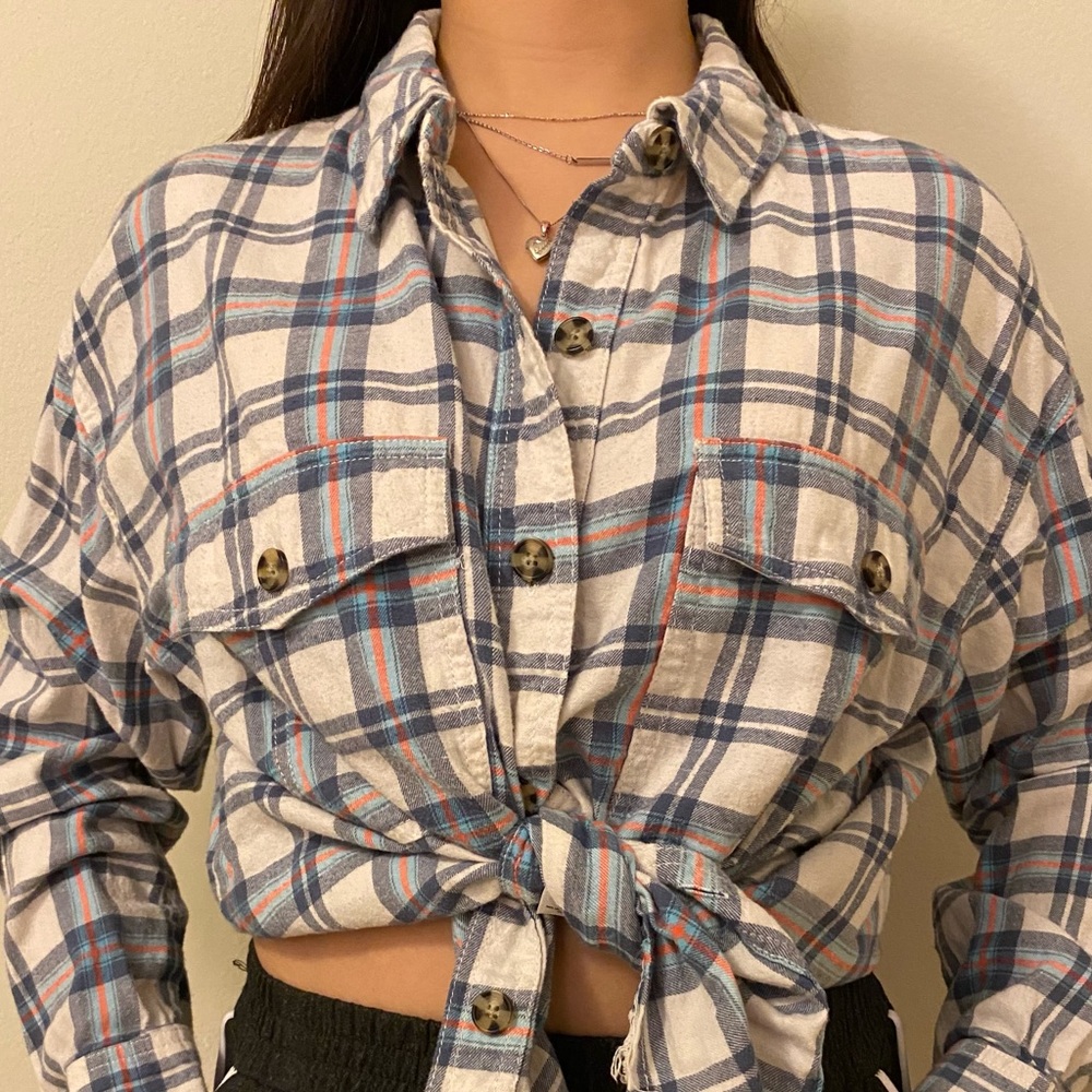 “Wild Fable Oversized Flannel”